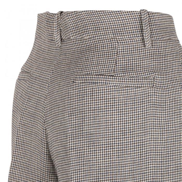 Le Noir Cortina Pied De Poule Pants