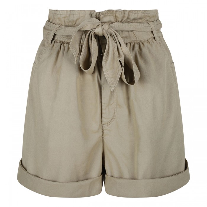 le noir cortina Pierine light khaki shorts