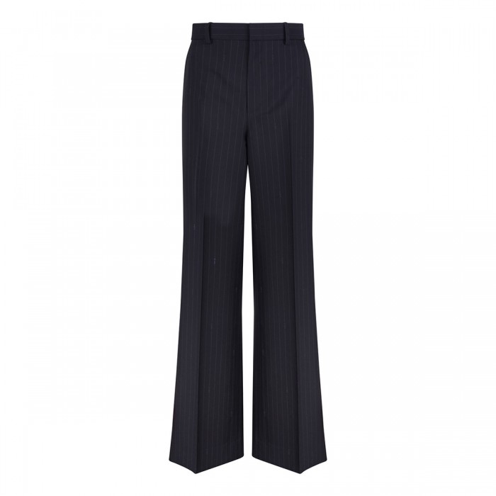 le noir cortina Pinstripe wool jacquard pants