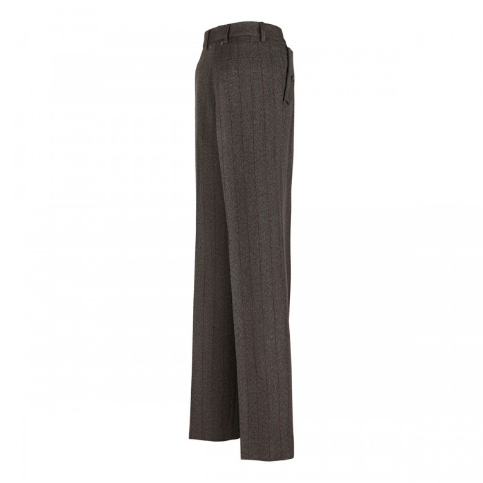 Le Noir Cortina Pinstripe Wool Pants