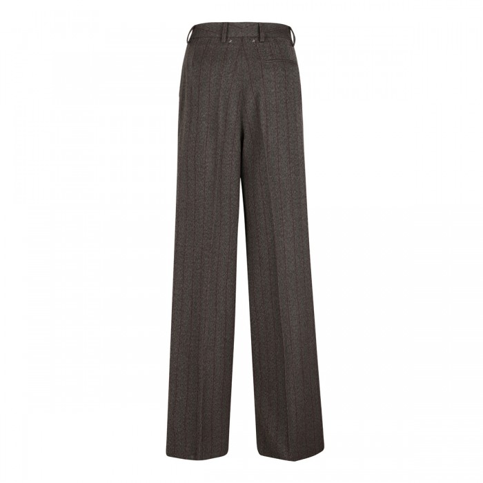 Le Noir Cortina Pinstripe Wool Pants