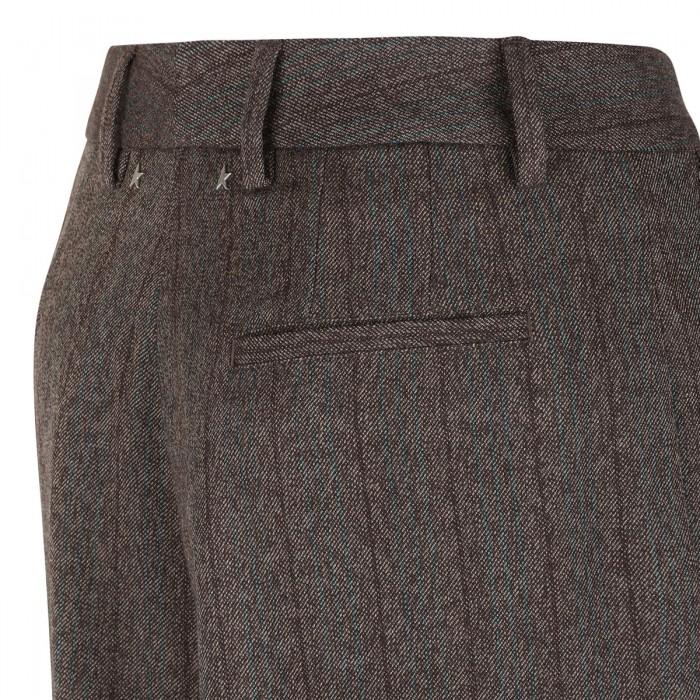 Le Noir Cortina Pinstripe Wool Pants