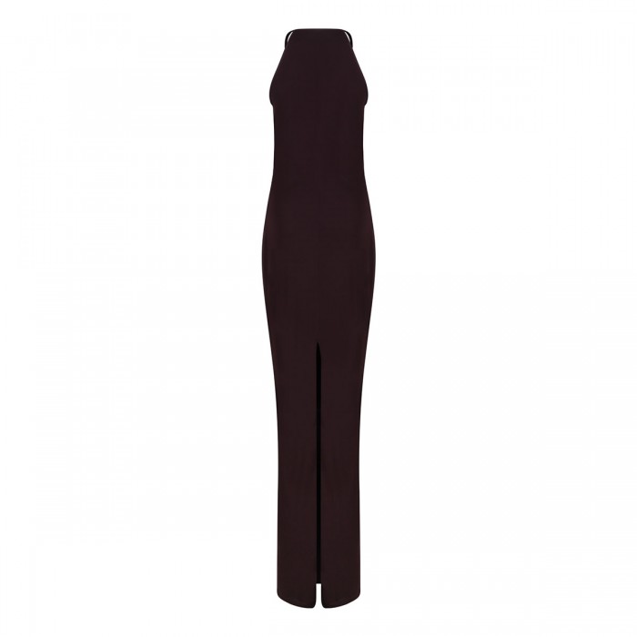 Le Noir Cortina Plum Hue Evening Dress