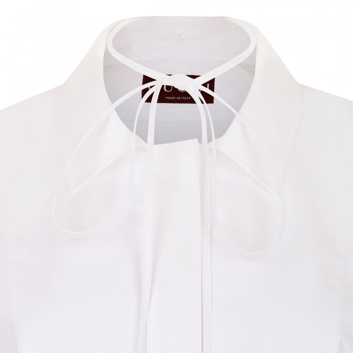 Le Noir Cortina Poplin Shirt With Horsebit