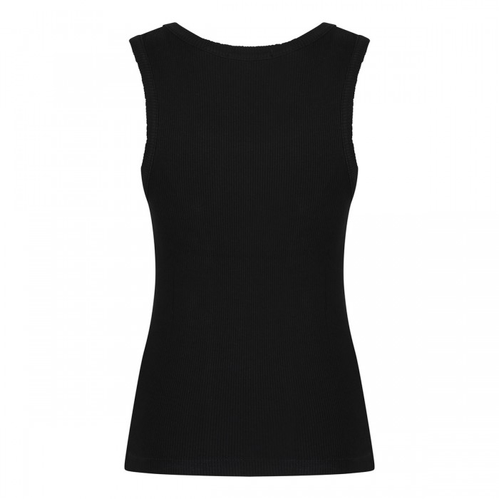 Le Noir Cortina Poppy Black Tank