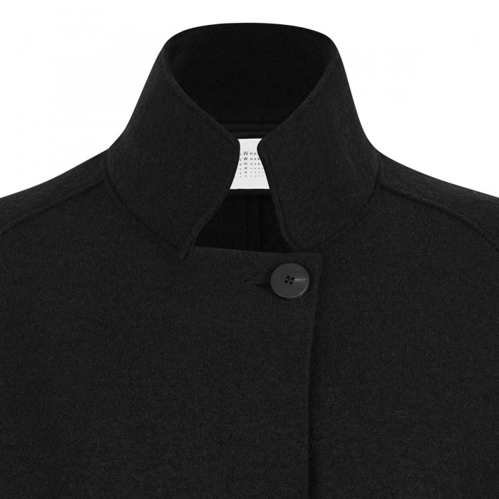 Le Noir Cortina Pressed Wool Cape