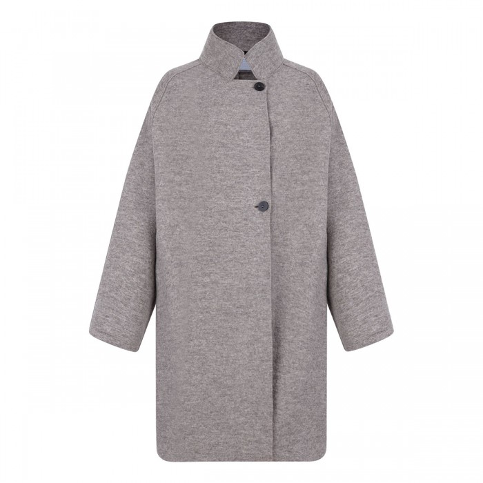 le noir cortina Pressed wool cape