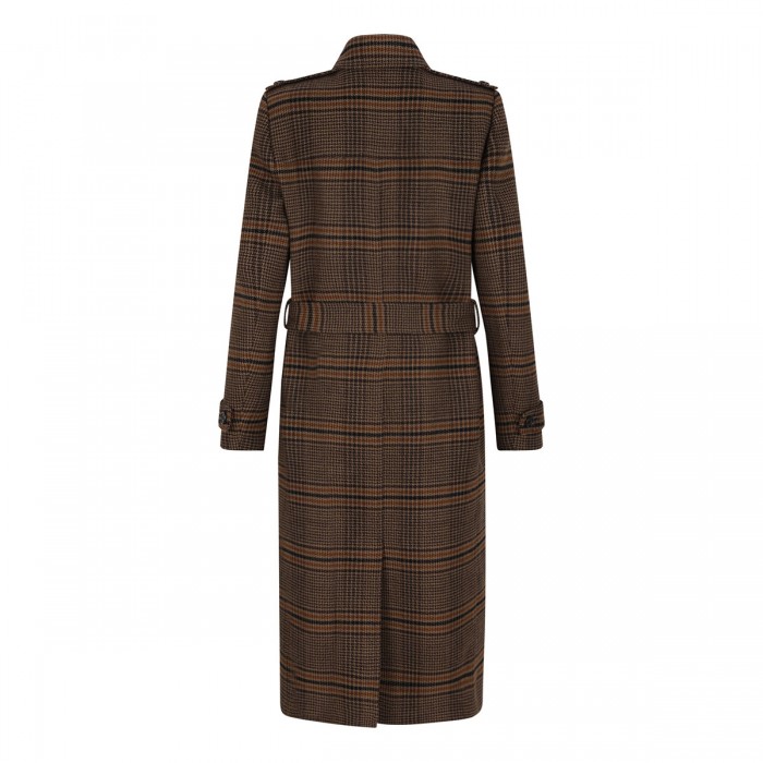 Le Noir Cortina Prince Of Wales Long Coat