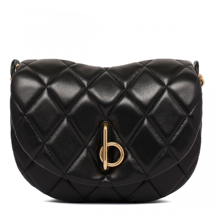 le noir cortina Quilted Rocking Horse bag