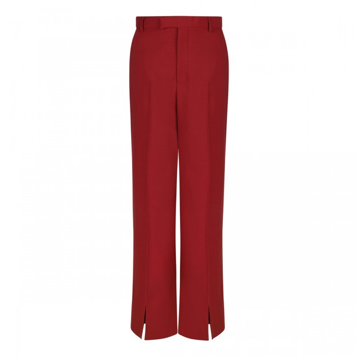 le noir cortina Red light wool pants
