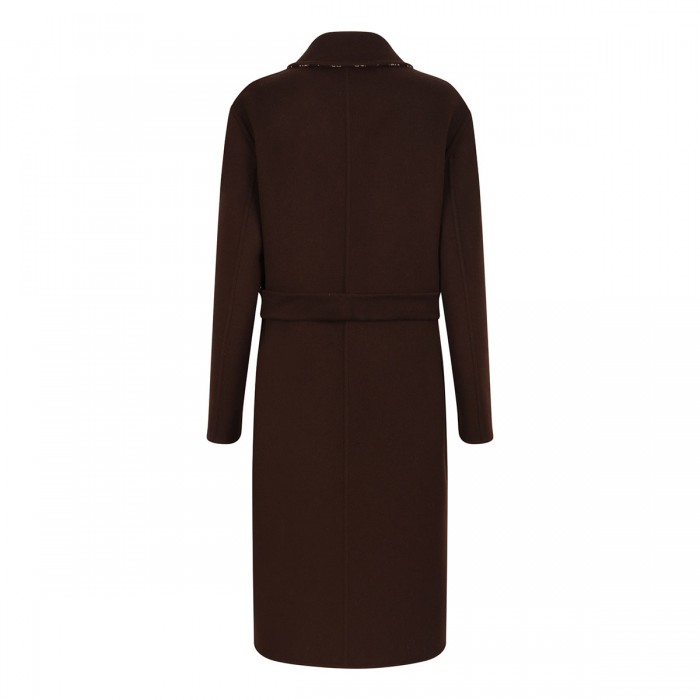 Le Noir Cortina Reversible Silk Wool Coat