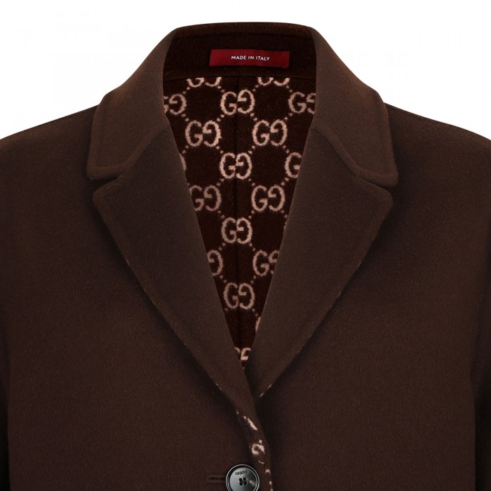 Le Noir Cortina Reversible Silk Wool Coat