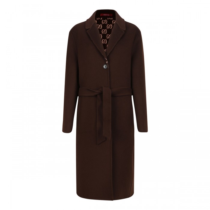 le noir cortina Reversible silk wool coat