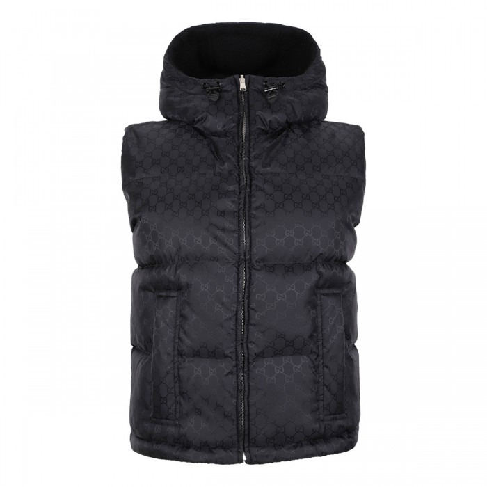 Le Noir Cortina Reversible Wool Bouclé Vest