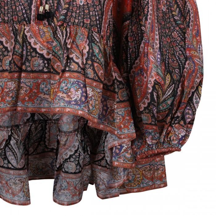 Le Noir Cortina Rhiannon Ruffle Billow Blouse