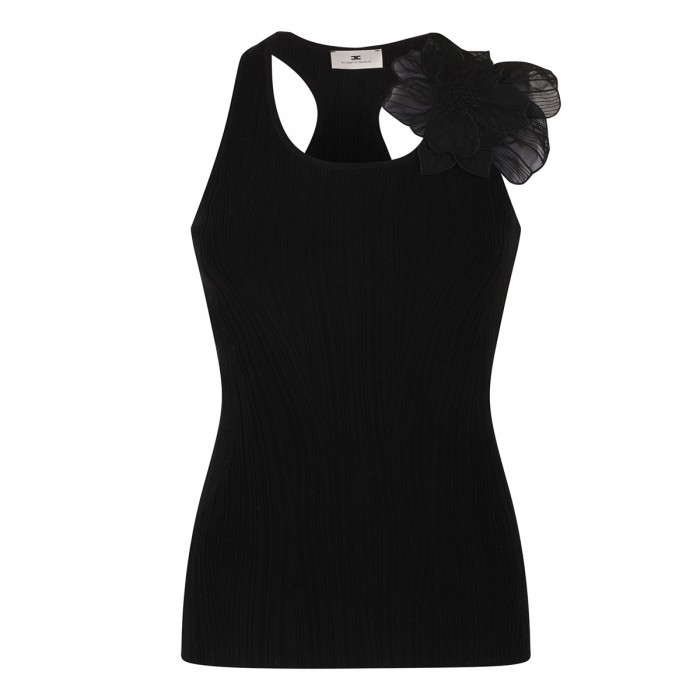 Le Noir Cortina Rib-knit Tank Top