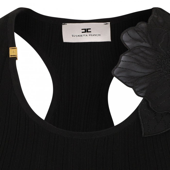 Le Noir Cortina Rib-knit Tank Top