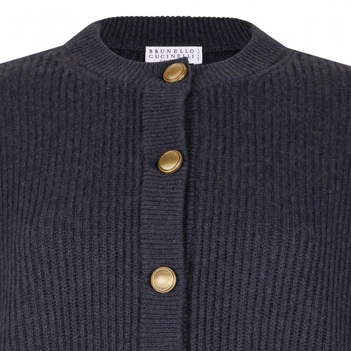 Le Noir Cortina Ribbed Knit Cardigan