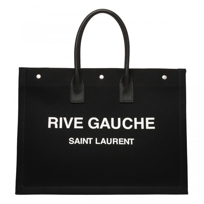 le noir cortina Rive Gauche large tote bag