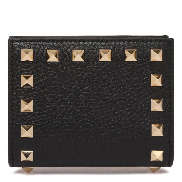 le noir cortina Rockstud compact wallet