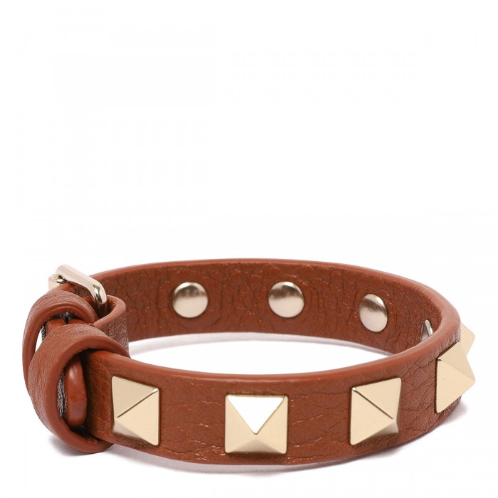 Le Noir Cortina Rockstud Leather Bracelet
