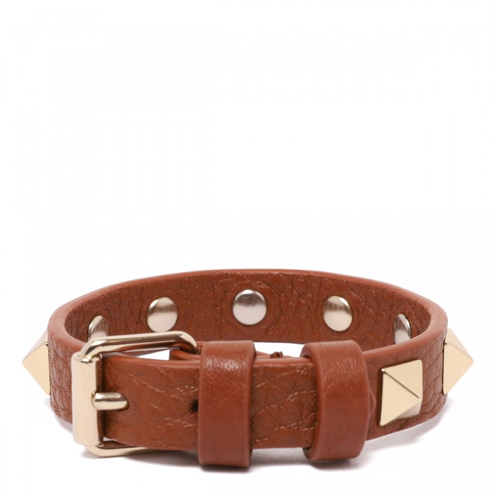 Le Noir Cortina Rockstud Leather Bracelet