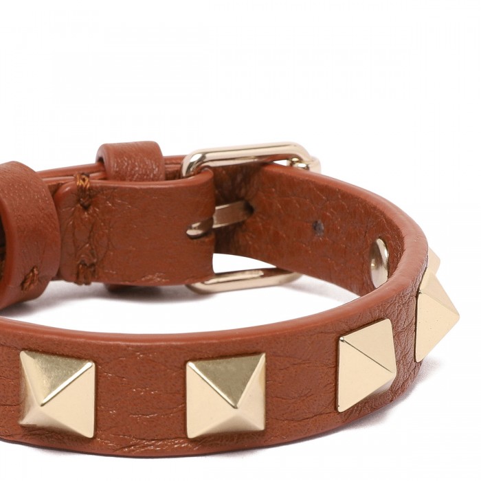 Le Noir Cortina Rockstud Leather Bracelet
