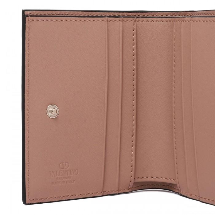 Le Noir Cortina Rockstud Leather Wallet