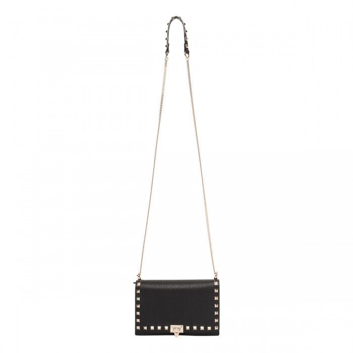 le noir cortina Rockstud mini chain bag