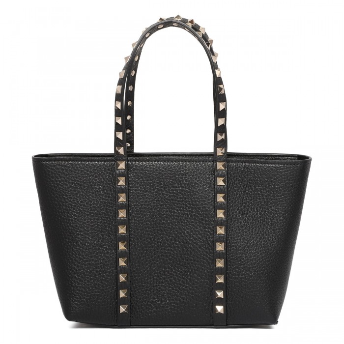 le noir cortina Rockstud mini tote bag