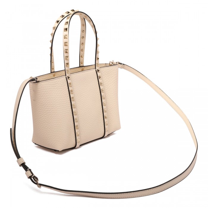 le noir cortina Rockstud mini tote bag