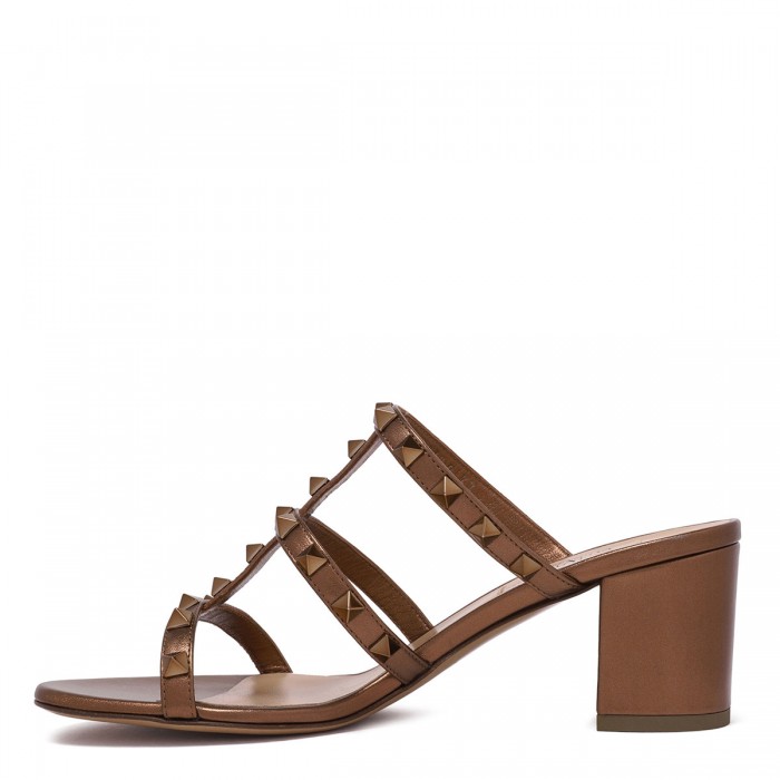 Le Noir Cortina Rockstud Slide Sandals