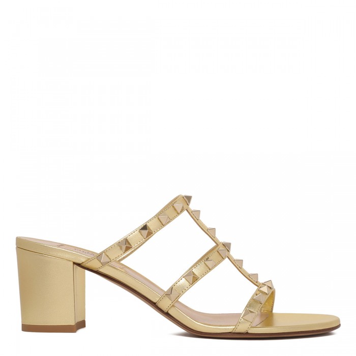le noir cortina Rockstud slide sandals