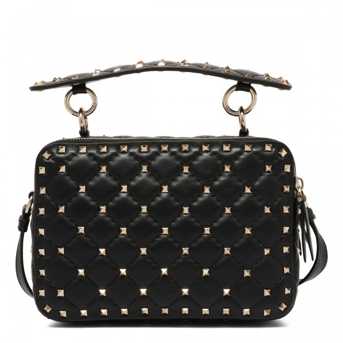 le noir cortina Rockstud spike shoulder bag