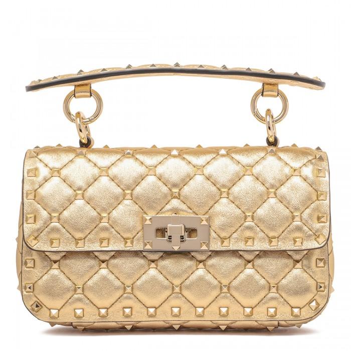 le noir cortina Rockstud Spike small shoulder bag