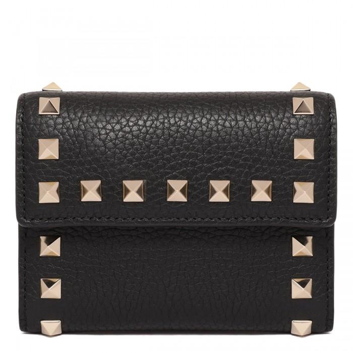 le noir cortina Rockstud trifold wallet