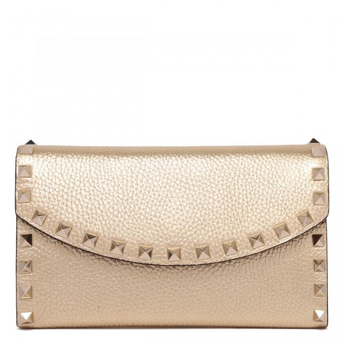 le noir cortina Rockstud wallet with chain