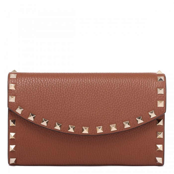 le noir cortina Rockstud wallet with chain