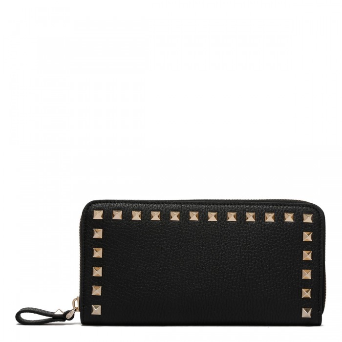 Le Noir Cortina Rockstud Zip Around Wallet