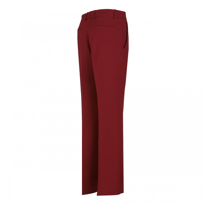 Le Noir Cortina Rosso Ancora Wool-silk Pants