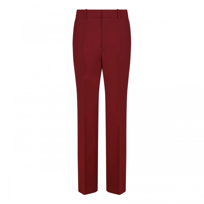 le noir cortina Rosso Ancora wool-silk pants
