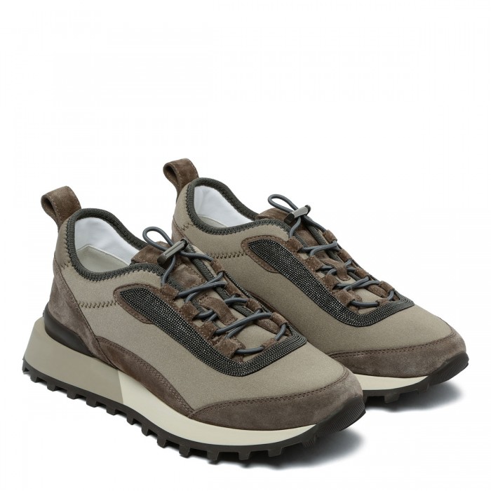 Le Noir Cortina Runner Sneakers With Monili