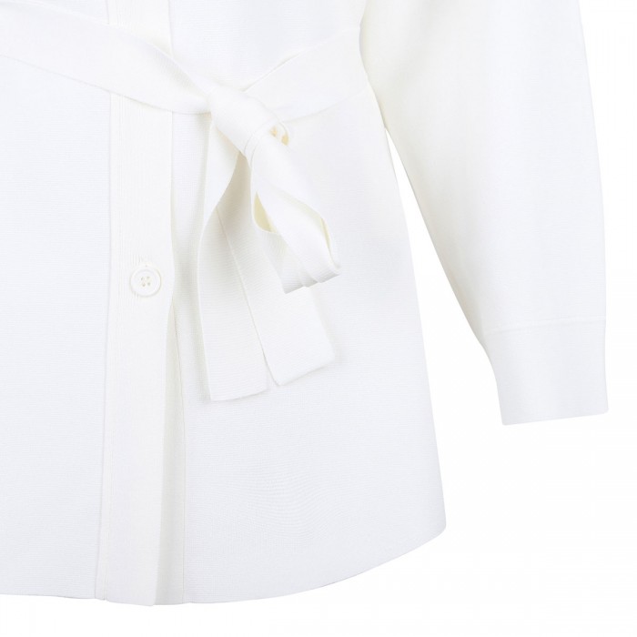 Le Noir Cortina Self-tie Belt White Shirt