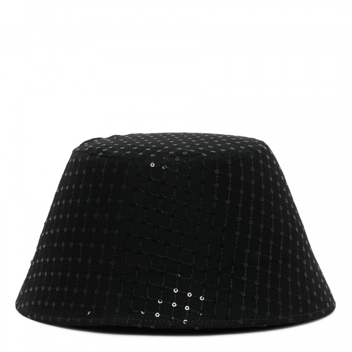 Le Noir Cortina Sequin Felt Bucket Hat