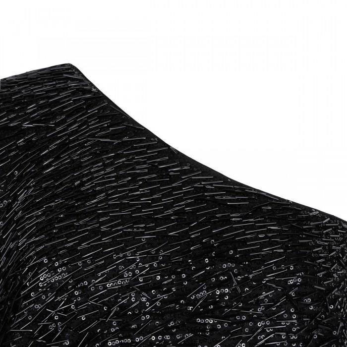 Le Noir Cortina Sequin One-shoulder Top