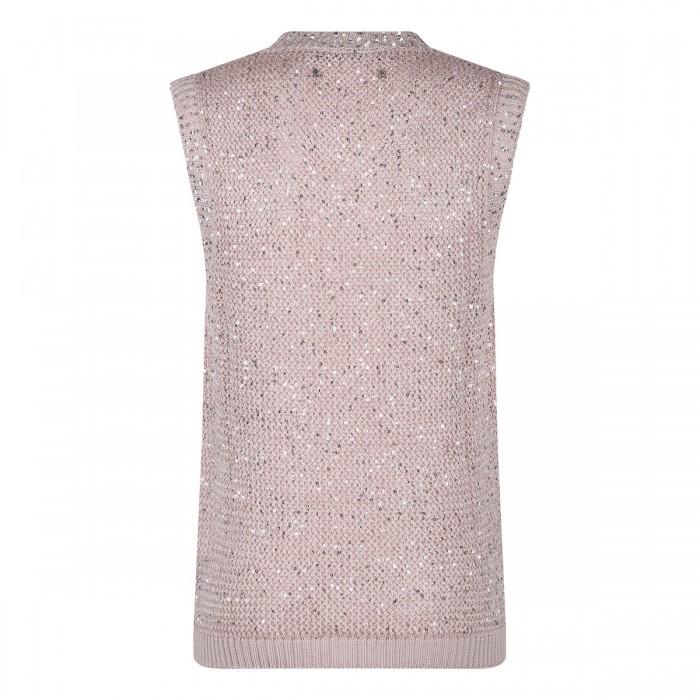 Le Noir Cortina Sequins Knit Tank Top