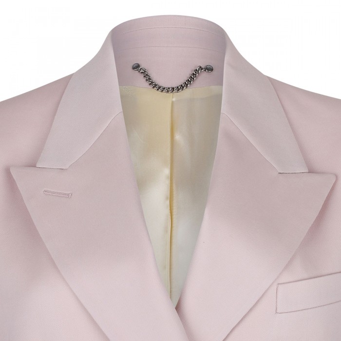 Le Noir Cortina Shadow Gray Double-breasted Blazer