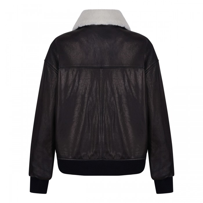 Le Noir Cortina Shellar Black Leather Jacket