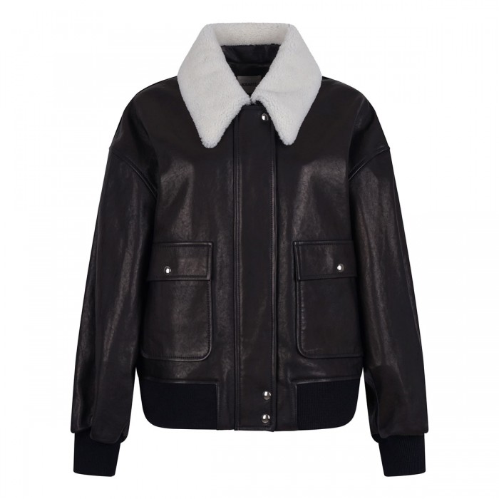 le noir cortina Shellar black leather jacket