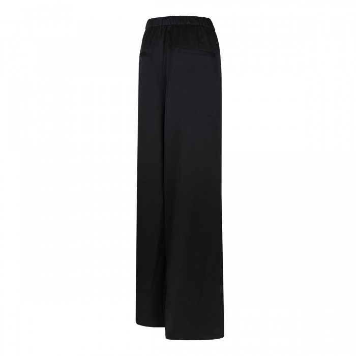 Le Noir Cortina Side-strap Crepe Pull-on Pants